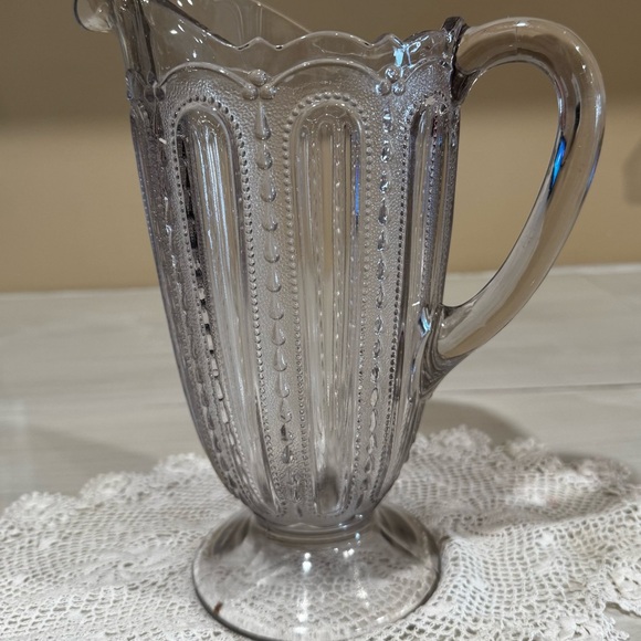 Rare vintage Pressed Glass Pitcher - Picture 1 of 1